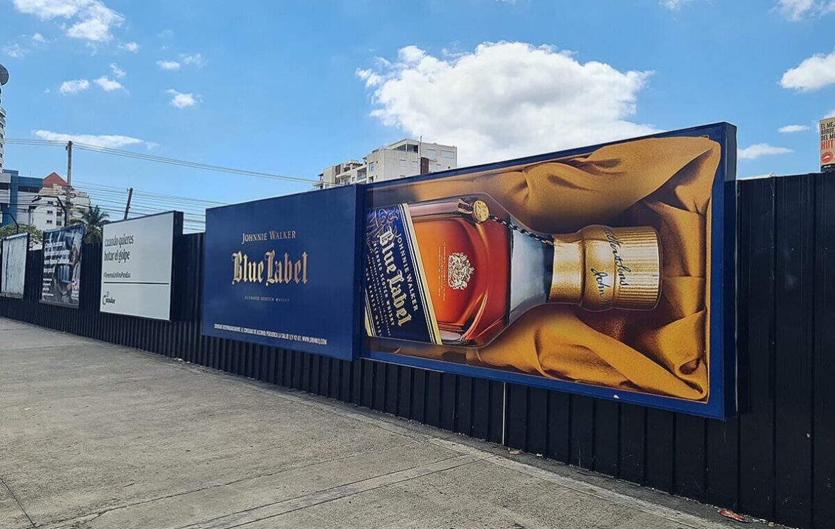 Valla Johnnie Walker, Blue Label Publicidad 101 PUB101RD
